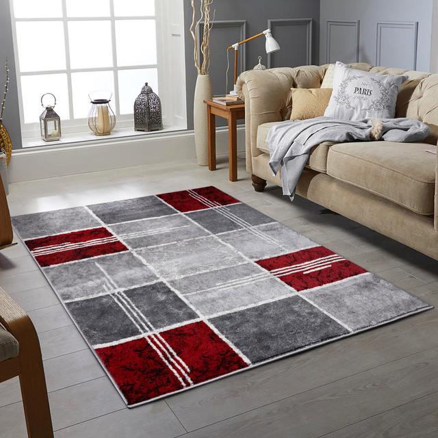 Castielle Dhurrie Red Rug 17 Stories Rug Size: Rectangle 80 x 150cm on Productcaster.