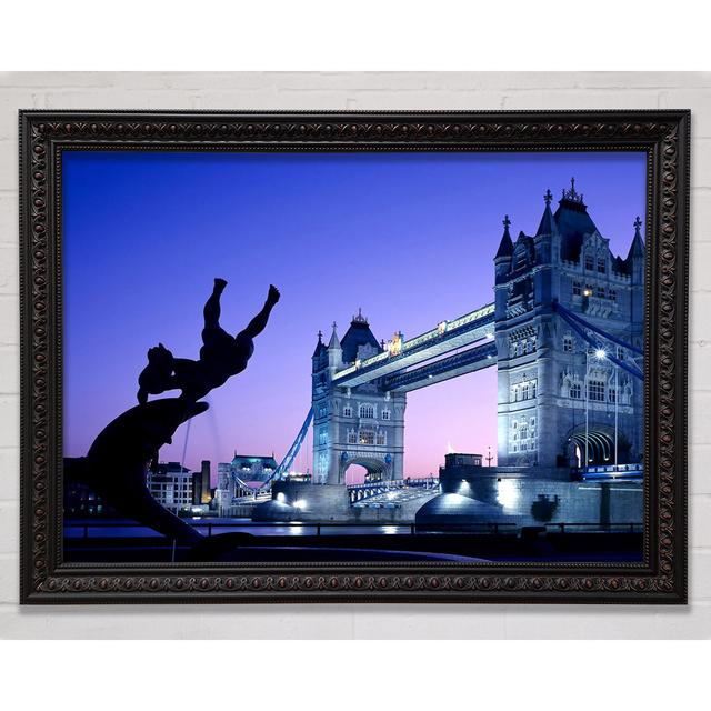 Tower Bridge London Uk - Single Picture Frame Art Prints Bright Star Size: 42cm H x 59.7cm W x 3cm D on Productcaster.