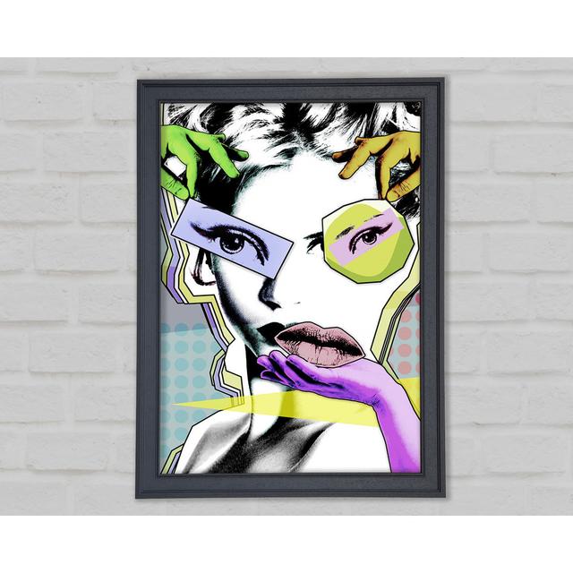 Montage Woman - Single Picture Frame Art Prints Happy Larry Size: 59.7cm H x 84.1cm W on Productcaster.