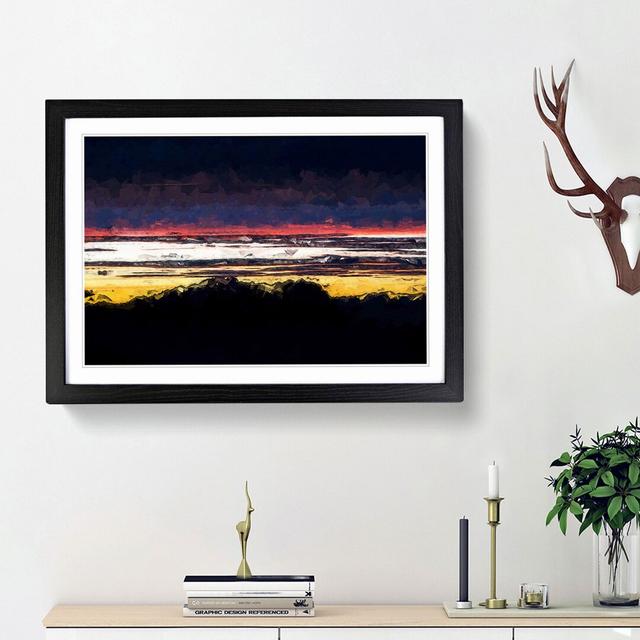 Monte Due Mani Mountain in Italy - Picture Frame Graphic Art Print East Urban Home Frame Option: Black Framed, Size: 27cm H x 36cm W x 2cm D on Productcaster.