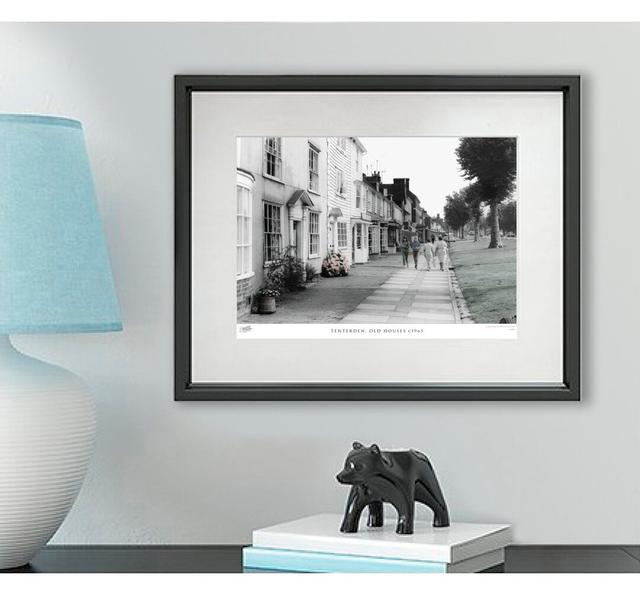 'Tenterden, Old Houses C1965' by Francis Frith - Picture Frame Photograph Print on Paper The Francis Frith Collection Size: 60cm H x 80cm W x 2.3cm D on Productcaster.