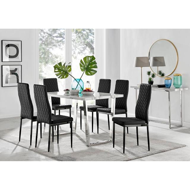 Chowchilla 6 - Person Dining Set Canora Grey on Productcaster.