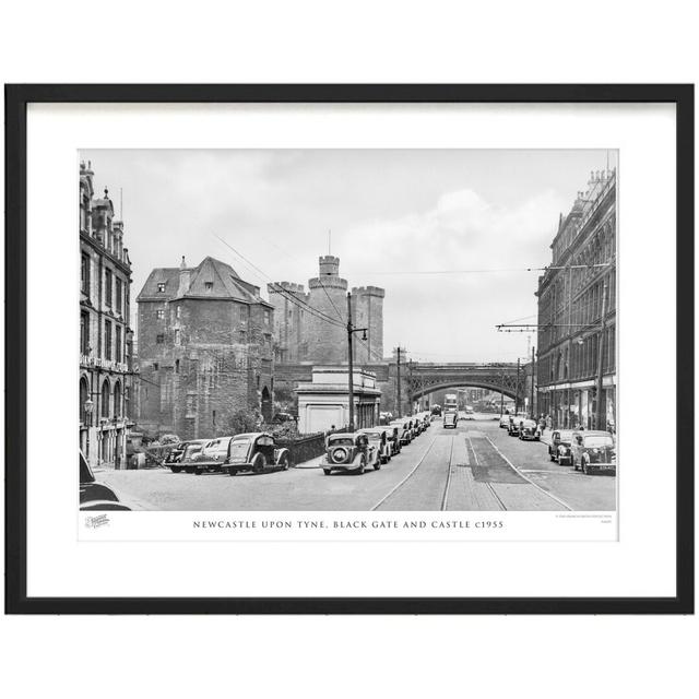 Newcastle Upon Tyne, Black Gate And Castle C1955 by Francis Frith - Single Picture Frame Print The Francis Frith Collection Size: 28cm H x 36cm W x 2. on Productcaster.