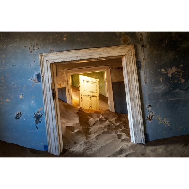 Kolmanskop Ghost Town In The Namib Desert Near Luderitz, Namibia - Wrapped Canvas Print Ebern Designs Size: 51cm H x 76cm W x 3.8cm D on Productcaster.