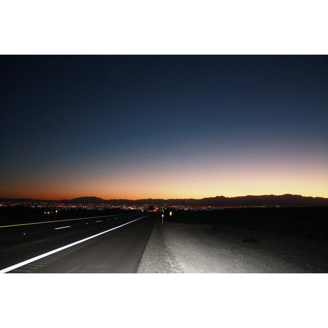 Desert Road - Wrapped Canvas Photograph Latitude Run Size: 51cm H x 76cm W on Productcaster.