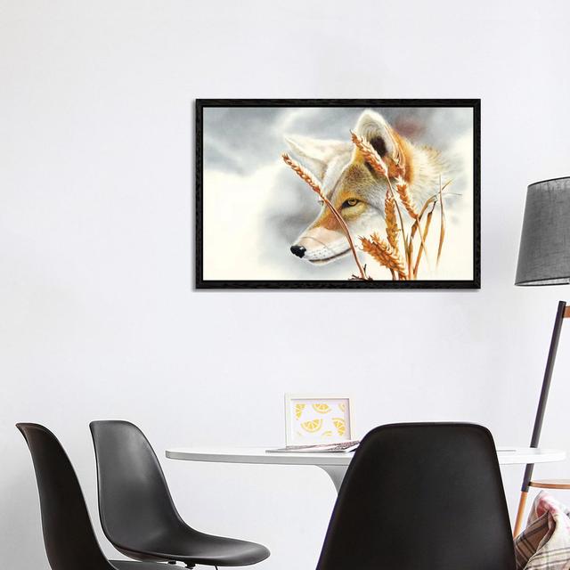 Song Dog by Peter Williams - Gallery-Wrapped Canvas Giclée on Canvas Union Rustic Format: Black Floated Frame, Size: 66.04cm H x 101.6cm W x 3.81cm D on Productcaster.