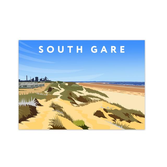 South Gare by Richard O'Neill - Unframed Graphic Art Print on Paper 17 Stories Size: 42 cm H x 594 cm W on Productcaster.