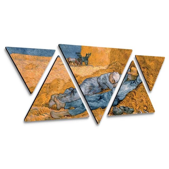 Holzbild Le Opere Pi Belle von Vincent Van Gogh Sommerallee on Productcaster.