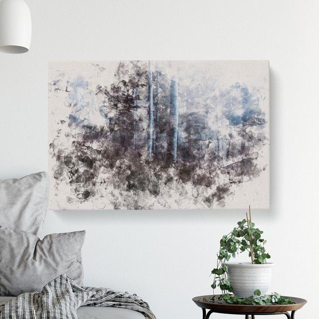 Forest View Vol.1 - Wrapped Canvas Graphic Art East Urban Home Size: 60cm H x 91cm W x 3cm D on Productcaster.