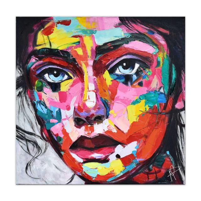 Girl'S Face by P. Rossini - Unframed Painting on Canvas Metro Lane on Productcaster.