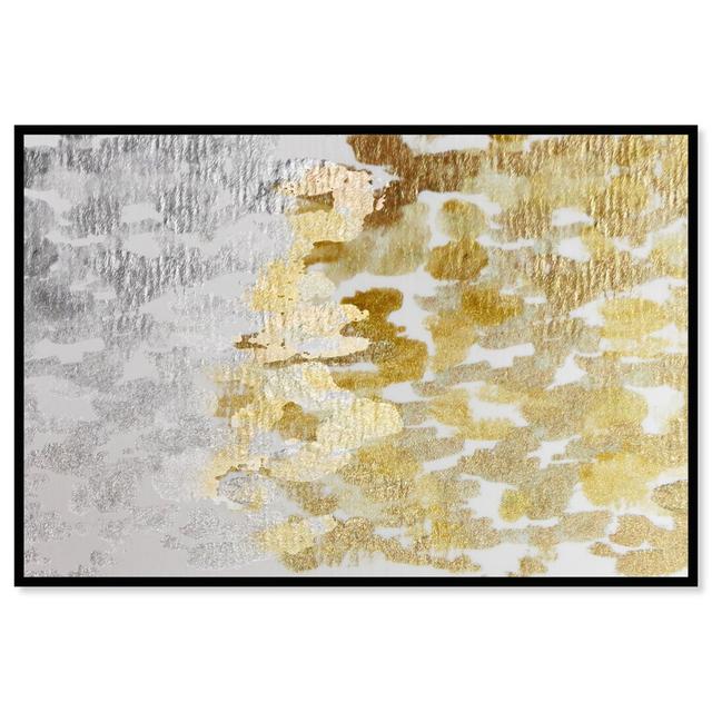 'Gold VS Platinum' Graphic Art Print Oliver Gal Size: 50.8cm H x 76.2cm W, Format: Floater Frame on Productcaster.