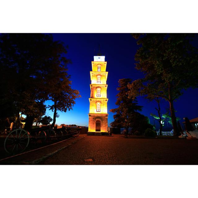 Bursa Clock Tower by Muharremz - Wrapped Canvas Photograph Latitude Run Size: 51cm H x 76cm W on Productcaster.