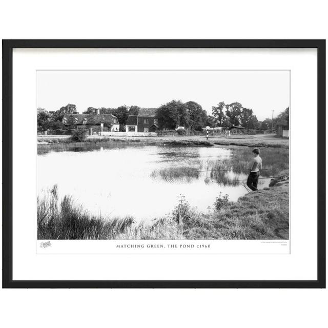 'Matching Green, the Pond C1960' by Francis Frith - Picture Frame Photograph Print on Paper The Francis Frith Collection Size: 45cm H x 60cm W x 2.3cm on Productcaster.