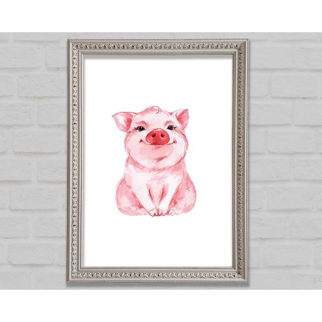 Cute Little Piggy - Single Picture Frame Art Prints Bright Star Size: 118.9cm H x 84.1cm W x 3cm D on Productcaster.