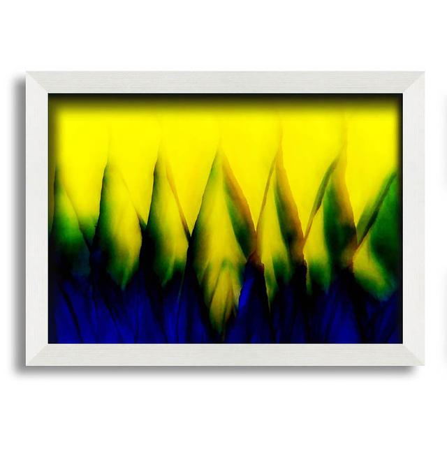 Yellow Takes Blue - Single Picture Frame Art Prints Latitude Run Size: 59.7cm H x 84.1cm W on Productcaster.