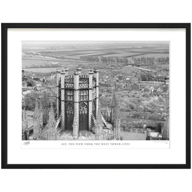 'Ely, the View From the West Tower C1955' by Francis Frith - Picture Frame Photograph Print on Paper The Francis Frith Collection Size: 40cm H x 50cm on Productcaster.