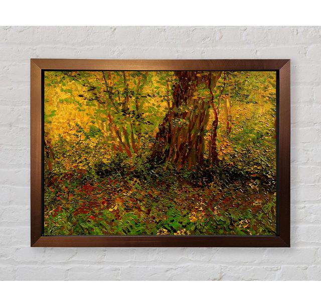 Undergrowth 2 by Vincent Van Gogh - Single Picture Frame Art Prints Rosalind Wheeler Size: 100cm H x 141.4cm W x 3.4cm D on Productcaster.