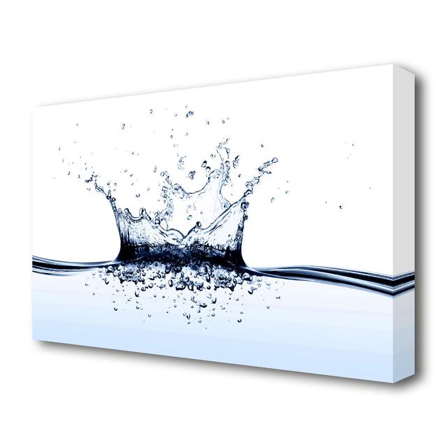 White Water Fizz - Wrapped Canvas Graphic Art Print East Urban Home Size: 50.8 cm H x 81.3 cm W on Productcaster.