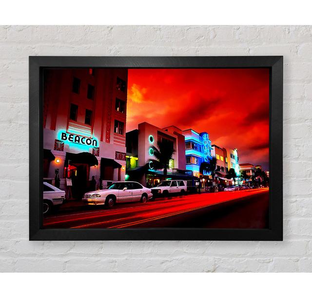 Downtown Bar - Print Ebern Designs Size: 59.7cm H x 84.1cm W on Productcaster.