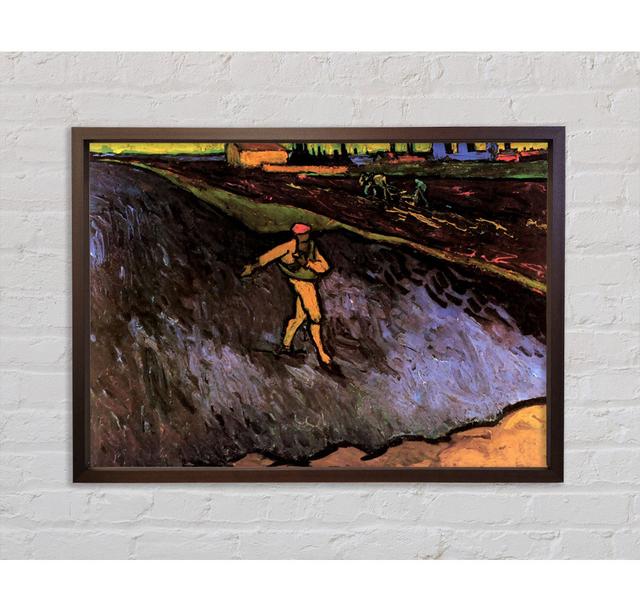 The Sower With The Outskirts Of Arles In The Background by Vincent Van Gogh - Single Picture Frame Art Prints on Canvas Bright Star Size: 100.1cm H x on Productcaster.