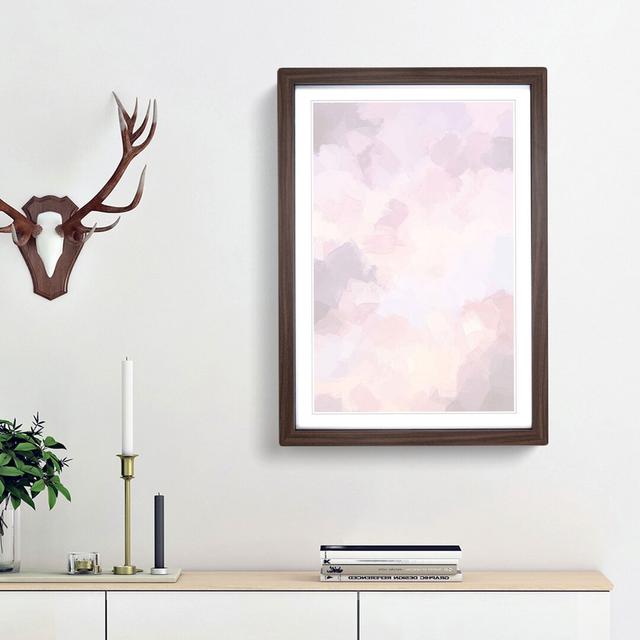 Beauty of Clouds in Abstract - Picture Frame Graphic Art Print East Urban Home Size: 48cm H x 36cm W x 2cm D, Frame Option: Walnut Framed on Productcaster.