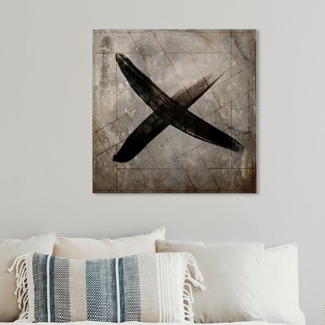 Cross by Oliver Gal - Wrapped Canvas Print East Urban Home Size: 76.2 cm H x 76.2 cm W on Productcaster.