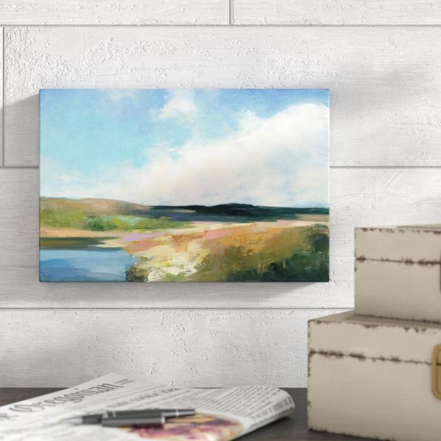 Dawn by the Water by Julia Purinton - Wrapped Canvas Painting Print Blue Elephant Size: 20cm H x 30cm W on Productcaster.