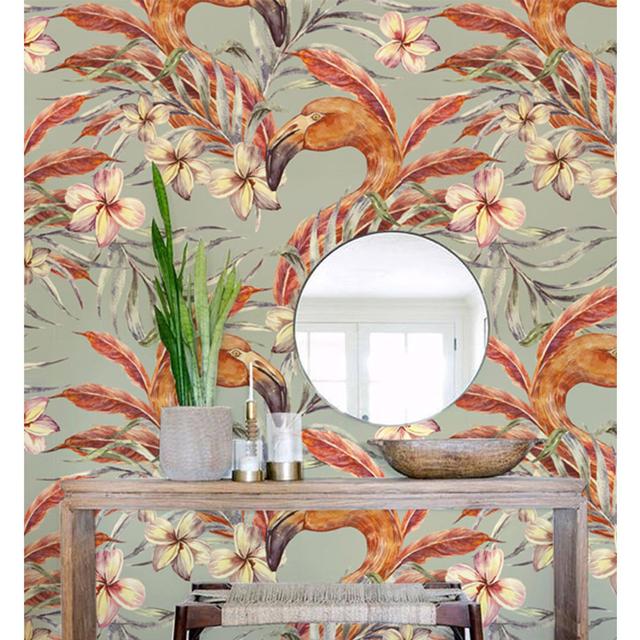 Pembrooke Floral Wallpaper ClassicLiving Size: 290 x 290cm on Productcaster.