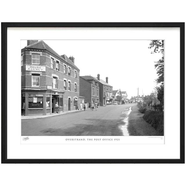 'Overstrand, the Post Office 1921' by Francis Frith - Picture Frame Photograph Print on Paper The Francis Frith Collection Size: 45cm H x 60cm W x 2.3 on Productcaster.