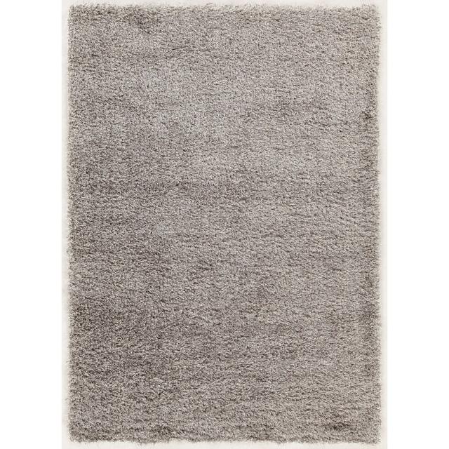 Solid Colour Machine Woven Silver Area Rug Mercer41 Rug Size: Rectangle 160 x 230cm on Productcaster.