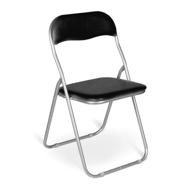 Folding Chairs, Measures 43 X 47 X 78 Cm (Set of 6) Inbox Zero Colour: Black on Productcaster.