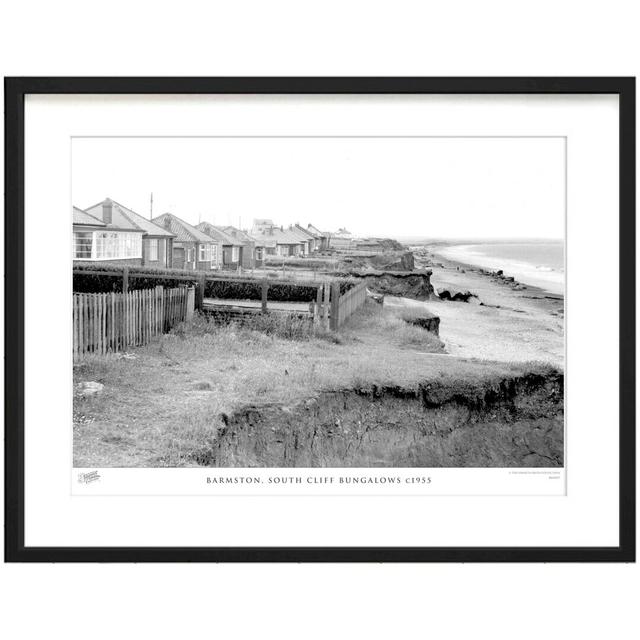 'Barmston, South Cliff Bungalows C1955' by Francis Frith - Picture Frame Photograph Print on Paper The Francis Frith Collection Size: 40cm H x 50cm W on Productcaster.