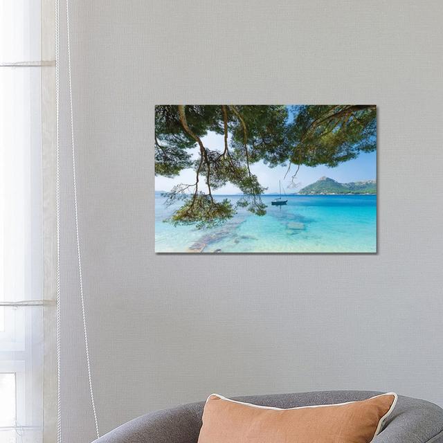 Kissed By The Sea by Stefan Hefele - Print House of Hampton Size: 45.72cm H x 66.04cm W x 1.91cm D on Productcaster.