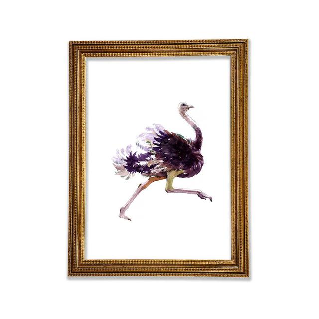 Ostrich Run - Print Rosalind Wheeler Size: 59.7cm H x 42cm W on Productcaster.