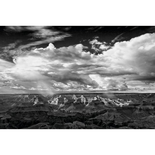 B&W Desert View IV by David Drost - Wrapped Canvas Photograph Union Rustic Size: 20cm H x 30cm W on Productcaster.