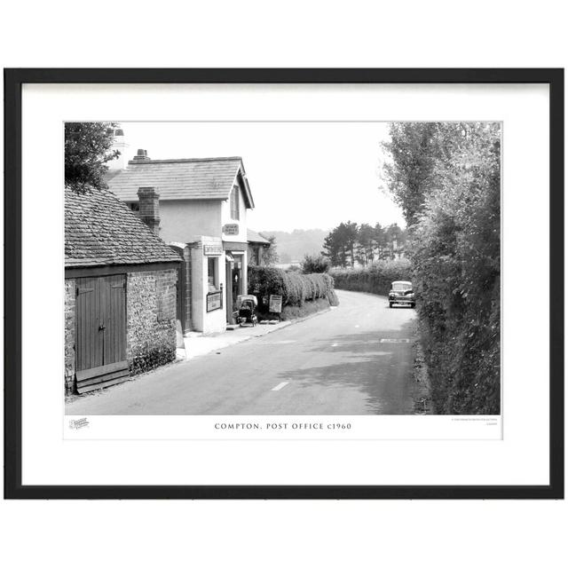 'Compton, Post Office C1960' by Francis Frith - Picture Frame Photograph Print on Paper The Francis Frith Collection Size: 60cm H x 80cm W x 2.3cm D on Productcaster.