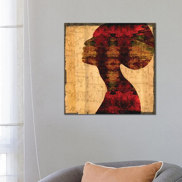 Nubian Queen II von Taylor Greene - Giclée auf Leinwand ohne Rahmen Lark Manor Größe: 66,04 cm H x 66,04 cm B on Productcaster.