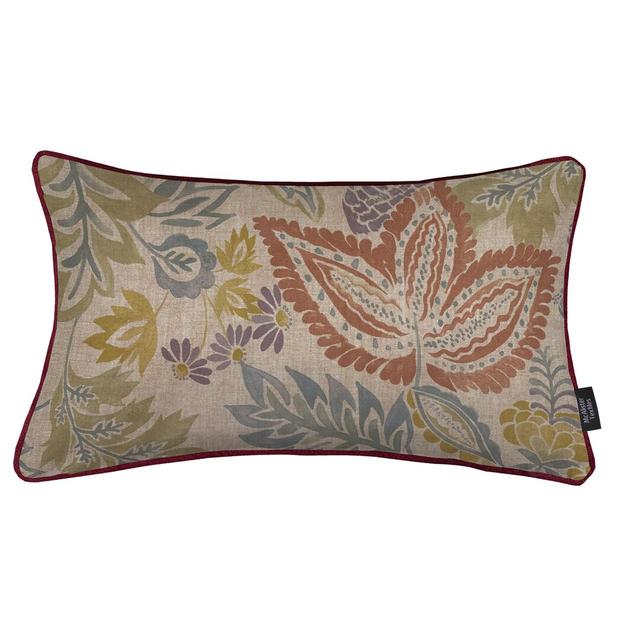 Indoor / Outdoor Floral Rectangular Throw Cushion McAlister Textiles Size: 60cm H x 40cm W x 5cm D, Fill Material: Polyester/Polyfill on Productcaster.