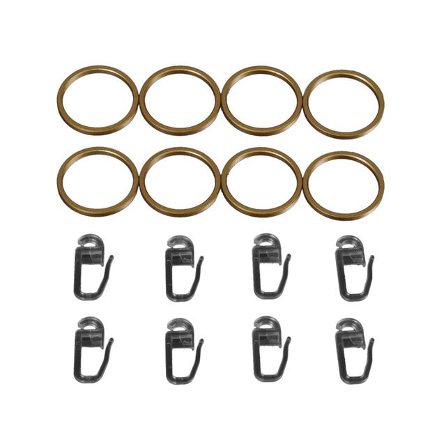 Ringen-Set (Set of 8) ClearAmbient Farbe: Gold on Productcaster.