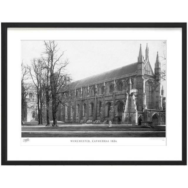 'Winchester, Cathedral 1886' by Francis Frith - Picture Frame Photograph Print on Paper The Francis Frith Collection Size: 40cm H x 50cm W x 2.3cm D on Productcaster.