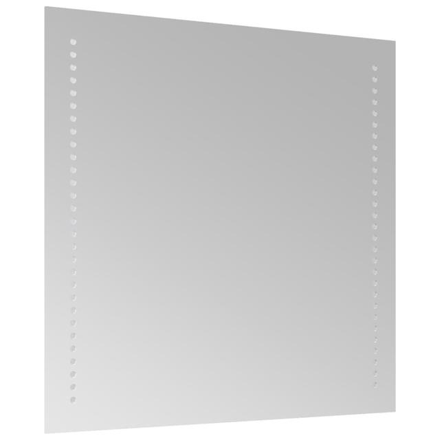 Abagale Flat LED Wall Mirror Metro Lane Size: 50" x 50", Shape: Square on Productcaster.