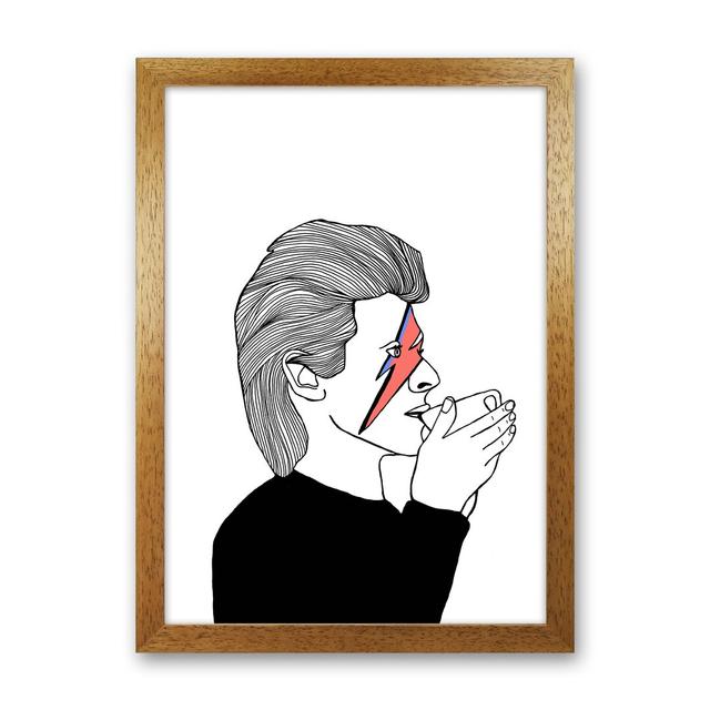 Xziggy by Carissa Tanton - Print Ophelia & Co. Size: 46cm H x 34cm W x 3cm D, Frame Option: Oak Framed on Productcaster.