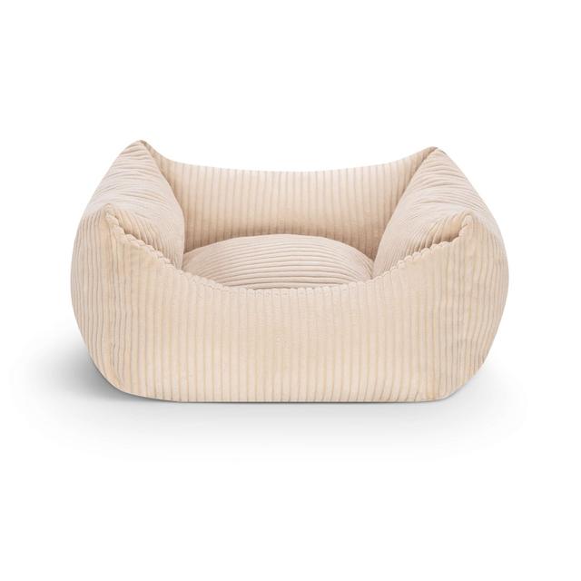 Nairne Polyester Pet Bed Ebern Designs Colour: Cream coloured, Size: 20cm H x 56cm W x 50cm D on Productcaster.