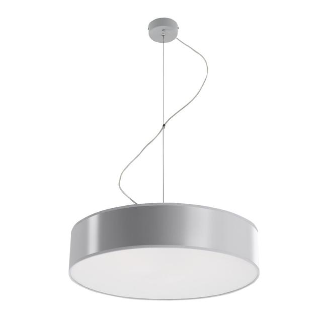 3 Light Drum Pendant Ivy Bronx Colour: Grey on Productcaster.