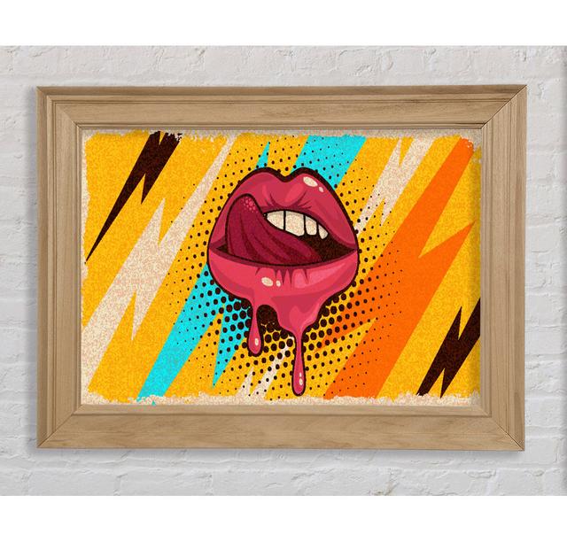 Lips Of Lightning - Print Bright Star Size: 213.614cm H x 361.18cm W x 8cm D on Productcaster.