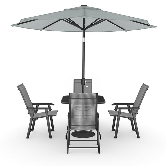 Amilcar 4 Seater Dining Set Dakota Fields on Productcaster.