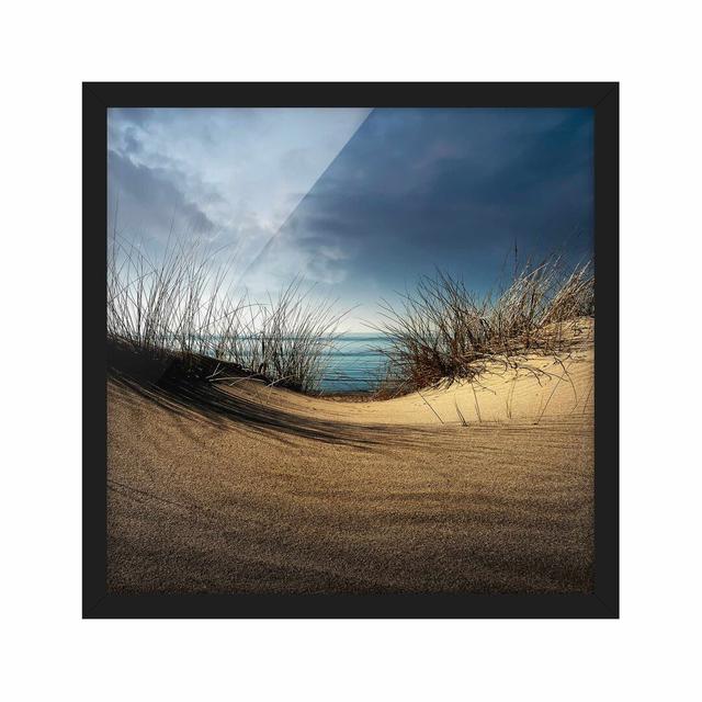 Picture With Frame - Sand Dune - Square 1:1 Highland Dunes Frame Option: Black Framed, Size: 30cm H x 30cm W x 2cm D on Productcaster.