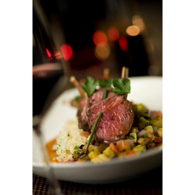 Rack of Lamb - Wrapped Canvas Photograph Ebern Designs Size: 76cm H x 51cm W x 3.8cm D on Productcaster.