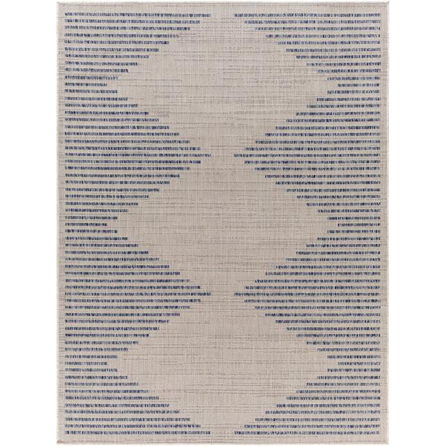 Outdoor Boho Rug Blue/Cream_TRG2360 Gracie Oaks Rug Size: Rectangle 200 x 275cm on Productcaster.