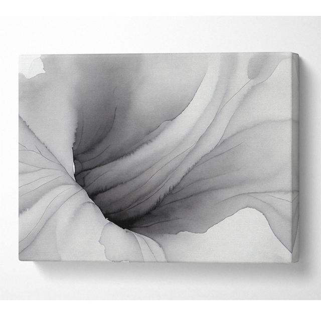 Soft Centre B N W - Wrapped Canvas Art Prints Latitude Run Size: 101.6cm H x 142.2cm W on Productcaster.